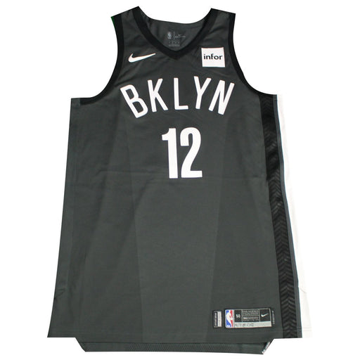 Joe Harris Brooklyn Nets Game Used #12 Statement Grey Jersey (4/7/18 @ Chicago Bulls)(BKNE01010)(50)