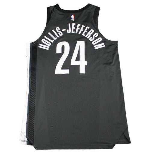 Rondae Hollis-Jefferson Brooklyn Nets Game Used #24 Statement Grey Jersey (4/3/18 @ Philadelphia 76ers)(BKNE01024)(50)