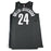 Rondae Hollis-Jefferson Brooklyn Nets Game Used #24 Statement Grey Jersey (4/3/18 @ Philadelphia 76ers)(BKNE01024)(50)