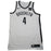 Jahlil Okafor Brooklyn Nets Game Used #4 White Jersey (1/30/2018 @ New York Knicks)(BKNE00272)(50)