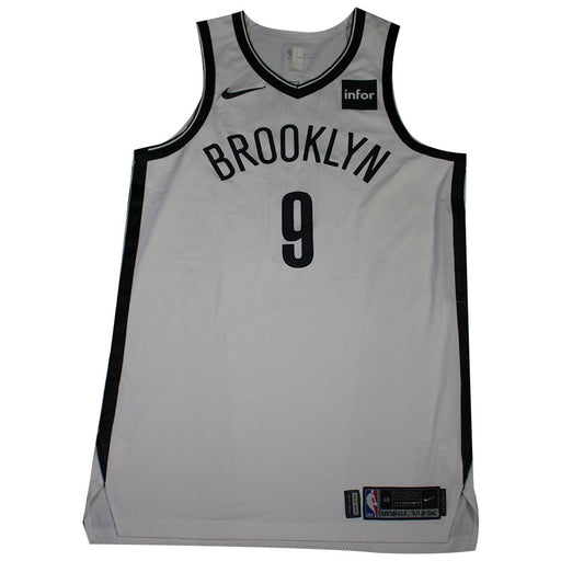 DeMarre Carroll Brooklyn Nets Game Used #9 White Jersey (2/27/18 @ Cleveland Cavaliers, 3/1/18 @ Sacramento Kings)(BKNE00290)(48)