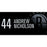 Andrew Nicholson Brooklyn Nets Game Used #44 Nameplate