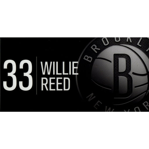 Willie Reed Brooklyn Nets Game Used #33 Nameplate