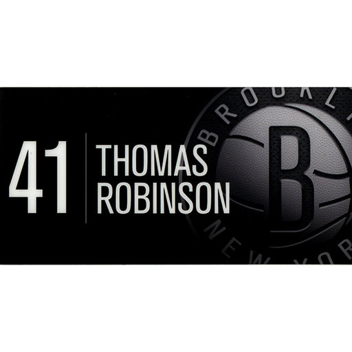 Thomas Robinson Brooklyn Nets Game Used #41 Nameplate