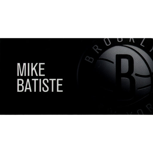 Mike Batiste Brooklyn Nets Game Used  Nameplate