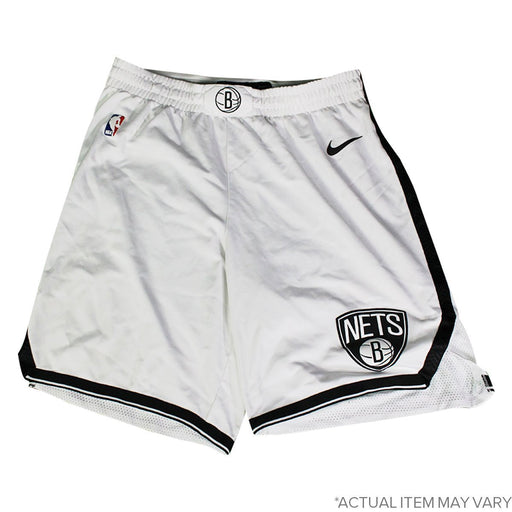 Davies Brooklyn Nets Game Used #20 White Shorts (XL)