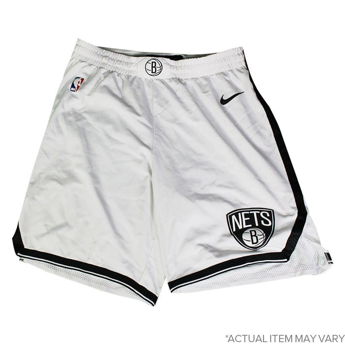 Quincy Acy Brooklyn Nets Game Used #13 White Shorts (XL)