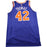 Lance Thomas New York Knicks Game Used #42  Blue Jersey (12/22/17 @ Detroit Pistons)(52)(NYKE00648)