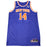 Willy Hernangomez New York Knicks Game Used #14 Blue  Jersey (1/3/2018@ Washington)(NYKE00502)(54)
