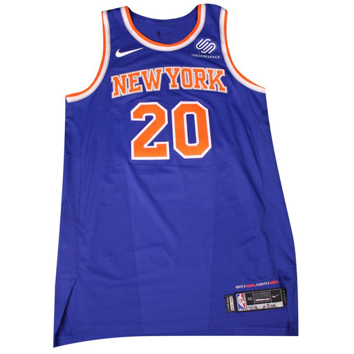 Doug McDermott New York Knicks Game Used #20 Blue  Jersey 1/5/2018 @ Miami Heat)(NYKE00364)(50)