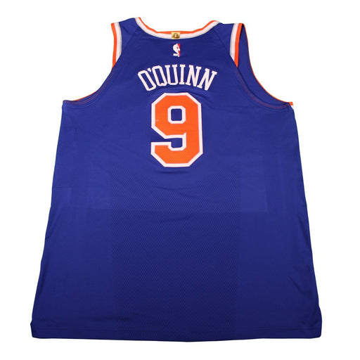 Kyle O'Quinn New York Knicks Game Used #9 Blue Jersey (1/31/18 @ Boston Celtics)(NYKE00703)(52)