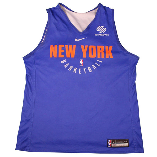 Trey Burke New York Knicks Game Used #23 Reversible Practice Jersey (L)