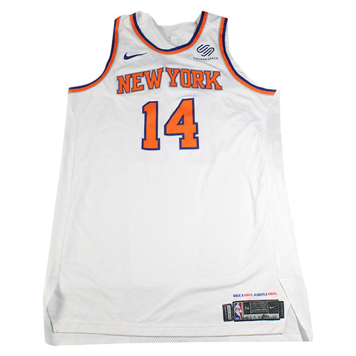 Willy Hernangomez New York Knicks Game Used #14 White Jersey (11/15/2017)(11/15/2017 vs Utah )(Size 54)