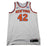 Lance Thomas New York Knicks Game Used #42 White Jersey (12/14/17 @ Brooklyn Nets)(NYKE00190)(52)