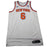 Kristaps Porzingis New York Knicks Game Used #6 White Jersey (12/6/17 vs. Memphis Grizzlies)(NYKE00062)(54)