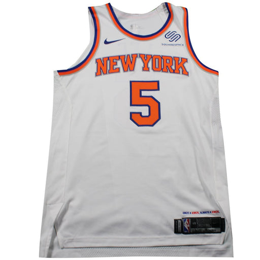 Courtney Lee New York Knicks Game Used #5 White Jersey (12/6/17 vs. Memphis Grizzlies)(NYKE00251)(48)