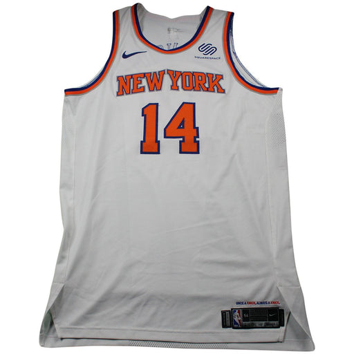 Willy Hernangomez New York Knicks Game Used #14 White Jersey (12/9/17 @ Chicago Bulls)(NYKE00102)(54)