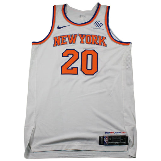 Doug McDermott New York Knicks Game Used #20 White Jersey (12/9/17 @ Chicago Bulls)(NYKE00149)(50)