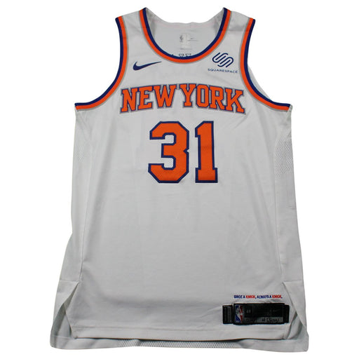 Ron Baker New York Knicks Game Used #31 White Jersey (12/9/17 @ Chicago Bulls)(NYKE00301)(48)