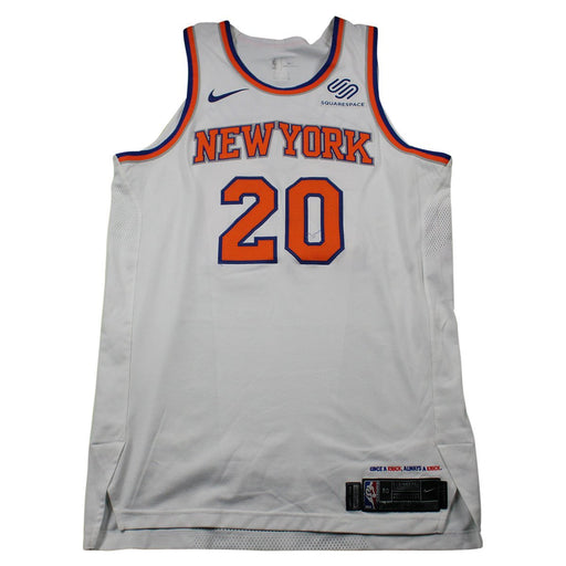 Doug McDermott New York Knicks Game Used #20 White Jersey (12/10/17 vs. Atlanta Hawks)(NYKE00161)(50)