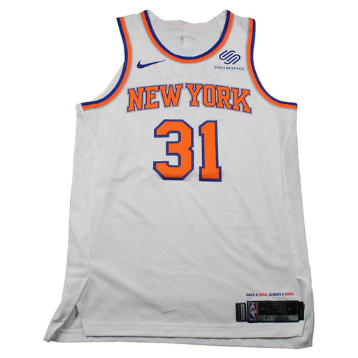 Ron Baker New York Knicks Game Used #31 White Jersey (12/10/17 vs. Atlanta Hawks)(NYKE00270)(48)