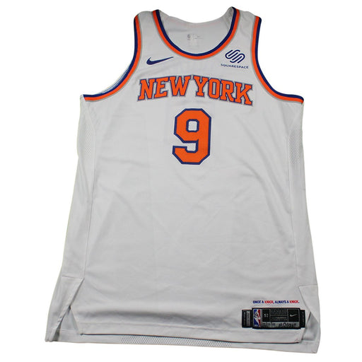 Kyle O'Quinn New York Knicks Game Used #9 White Jersey (12/27/17 @ Chicago Bulls)(NYKE00237)(52)