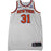 Ron Baker New York Knicks Game Used #31 White  Jersey (1/15/2018 @ Brooklyn Nets)(NYKE00017)(50)