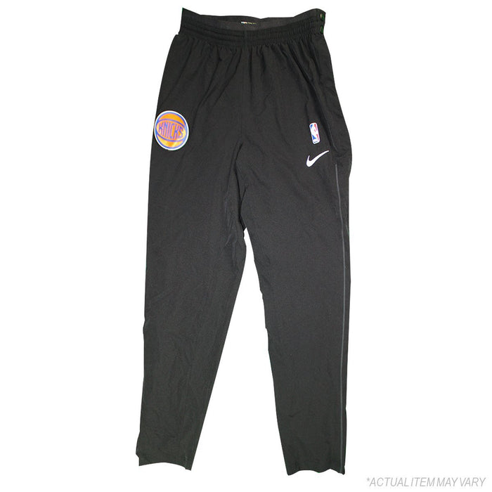 New York Knicks Game Issued #6 Black Warm Up Pants (XLTT)