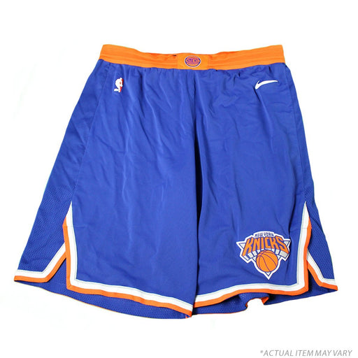 Michael Beasley New York Knicks Game Used #8 Blue Shorts (XL)