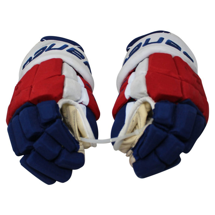 Mika Zibanejad # 93 New York Rangers 2017/2018 Game Used Gloves