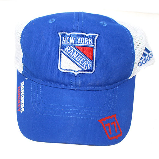 Tony DeAngelo # 77 Blue Ranger Hat with White Mesh