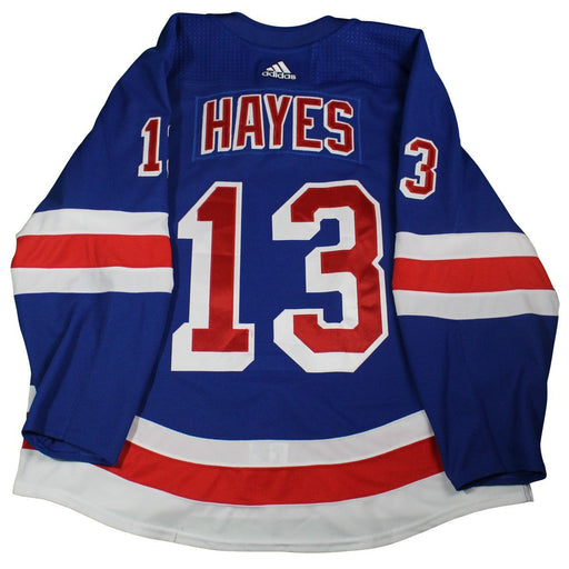 Kevin Hayes #13 New York Rangers 2017-2018 Game Used  Set 3  Blue Jersey (2/23/18-3/26/18)