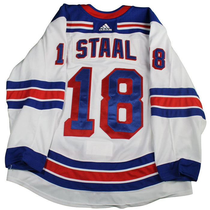 Marc Staal #18 New York Rangers 2017-2018 Game Used  Set 3  White Jersey (2/22/18-4/7/18) (with Alternate Captain's Patch)