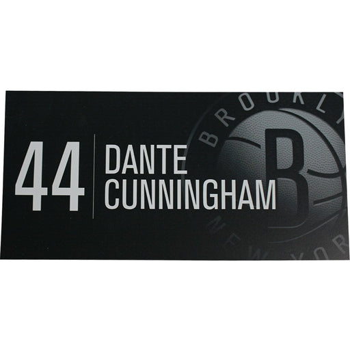 Dante Cunningham Brooklyn Nets Game Used #44 Nameplate