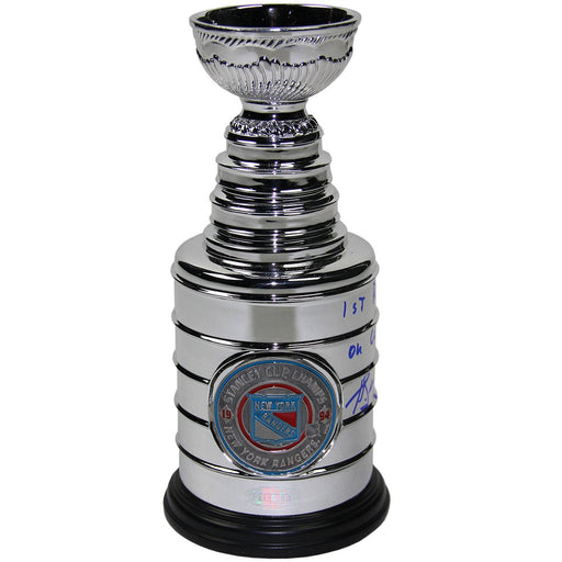 Alexei Kovalev Signed New York Rangers Mini Stanley Cup w First Russian on Cup Insc