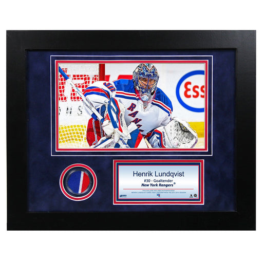 Henrik Lundqvist 11x14 Mini Jersey Collage w Game Used Jersey