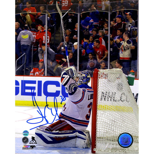 Henrik Lundqvist Signed 50th Shutout 8x10 Photo