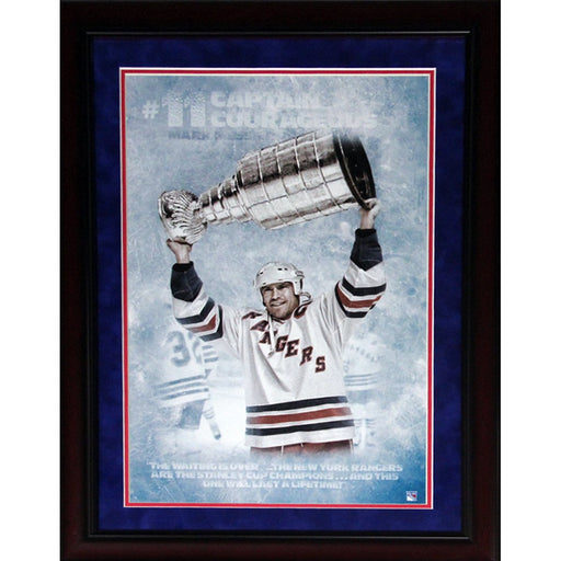 Mark Messier Captain Courageous Photo Framed Collage (14X20 9722)