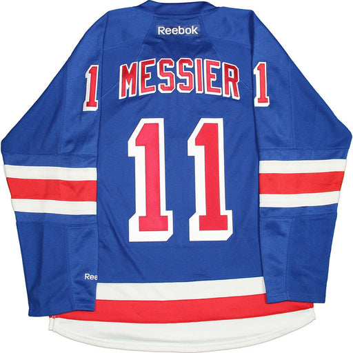 Mark Messier Reebok New York Rangers Blue Premier Jersey w Captain C