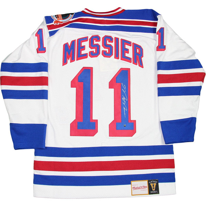 Mark Messier Signed New York Rangers Authentic Mitchell & Ness Jersey