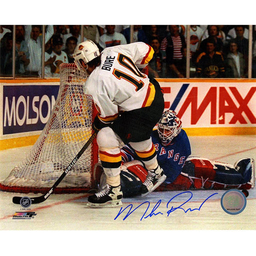 Mike Richter vs. Pavel Bure Horizontal 8X10 Photo