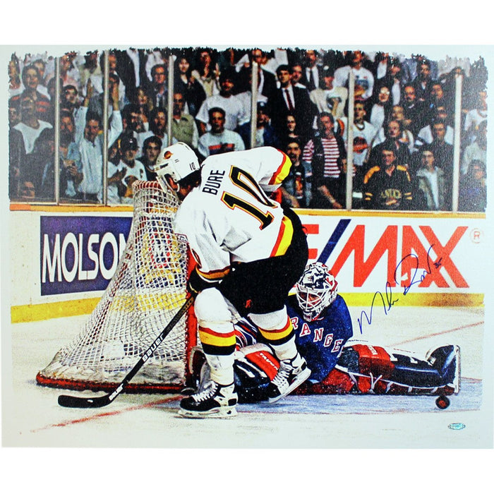 Mike Richter vs. Pavel Bure Horizontal Signed 20x24 Canvas