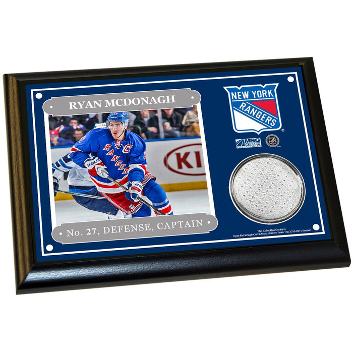 Ryan McDonagh 4x6 Player Plaque w Game Used Uniform