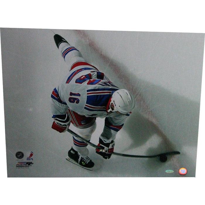 Sean Avery Bent Stick Overhead Slapshot 8x10 Photo