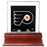 Philadelphia Flyers Glass Single Puck Case with Team Logo Background