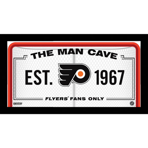 Philadelphia Flyers Man Cave Sign 6x12 Framed Photo