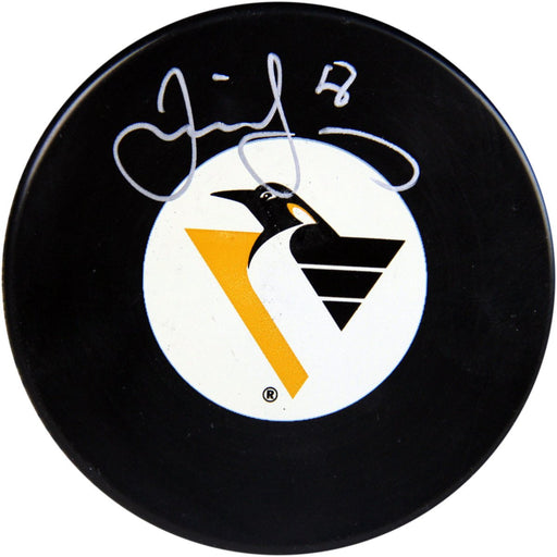 Jaromir Jagr Pittsburgh Penguins Signed Hockey Puck (AJ Sports Auth)