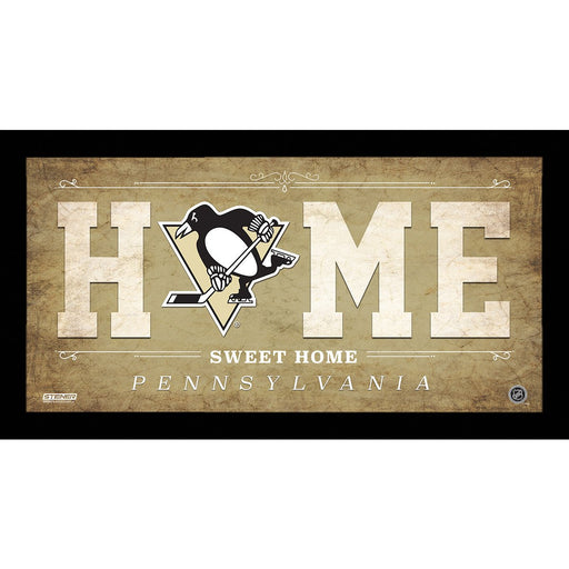 Pittsburgh Penguins 10x20 Home Sweet Home Sign