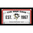 Pittsburgh Penguins Man Cave Sign 10x20 Framed Photo