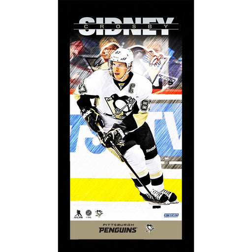 Sidney Crosby Player Profile 10x20 Framed Photo